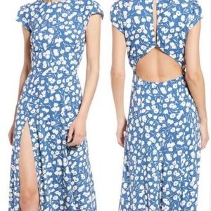 REFORMATION GAVIN DRESS IN TULI PATTERN